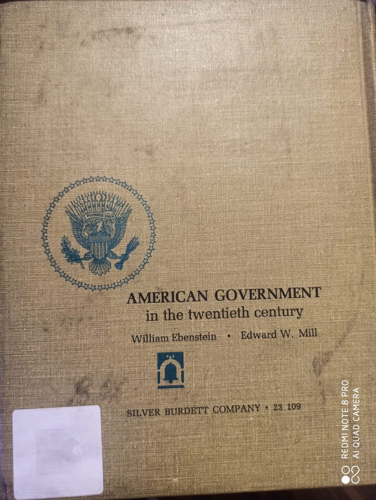American Government  in the twentieth century